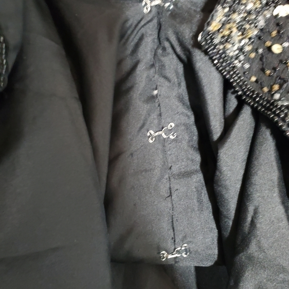 Scala Vintage Sparkly Top With Shoulder Pads - image 4